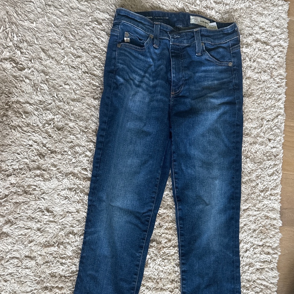 AG Mari Extended High Rise Slim Straight